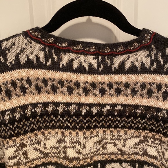 Raffa Sweater - Alpaca Cardigan Size Medium - Picture 6 of 9